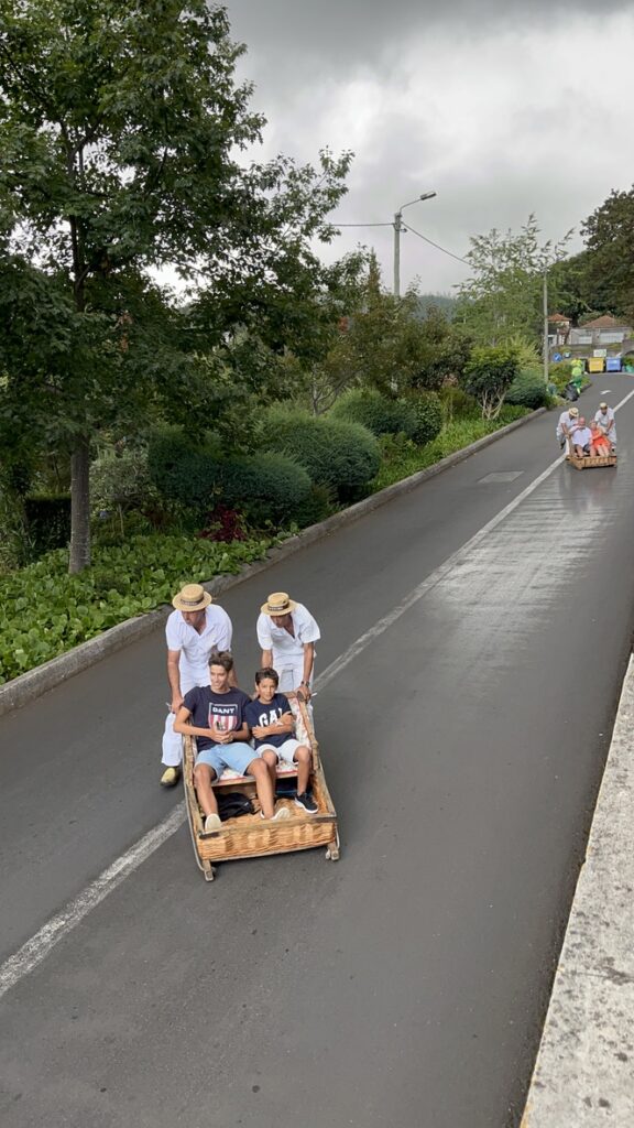 Local commute down the slope in Funchal
