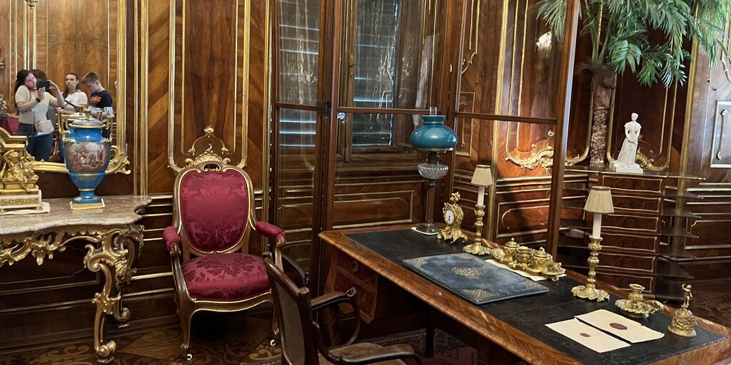 Inside the Schönnbrunn palace, a highlight when you visit Vienna