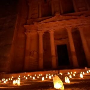 Petra by night