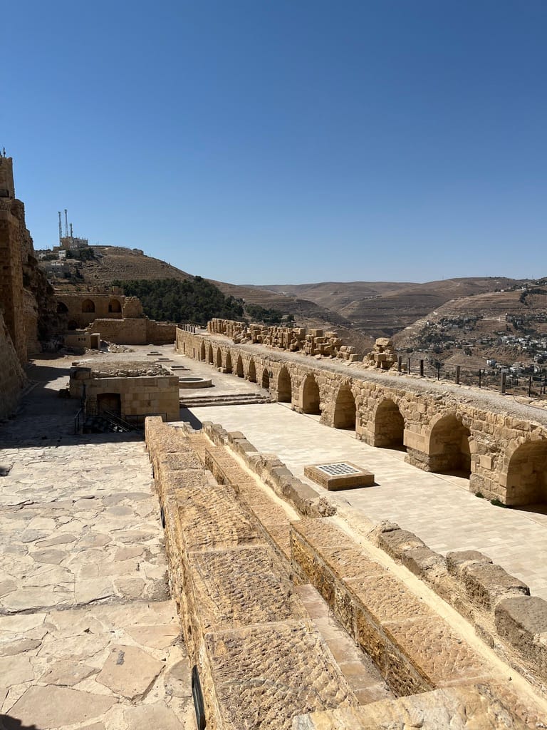 A view of Kerak castle and it's surroundings