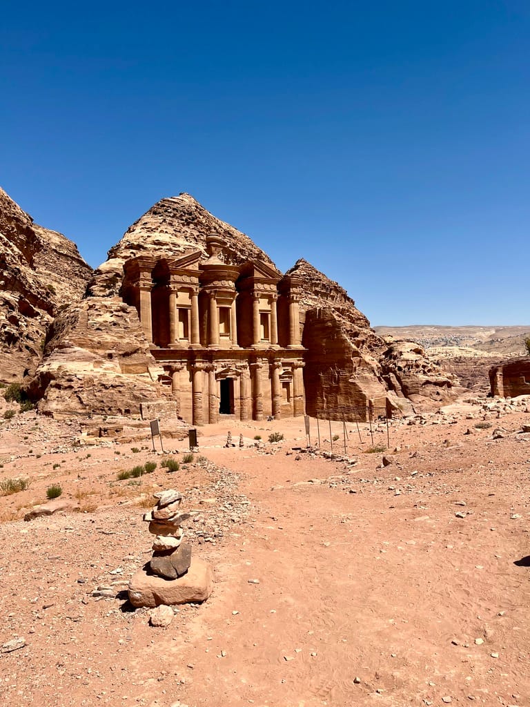 The monastery in Petra, Jordan