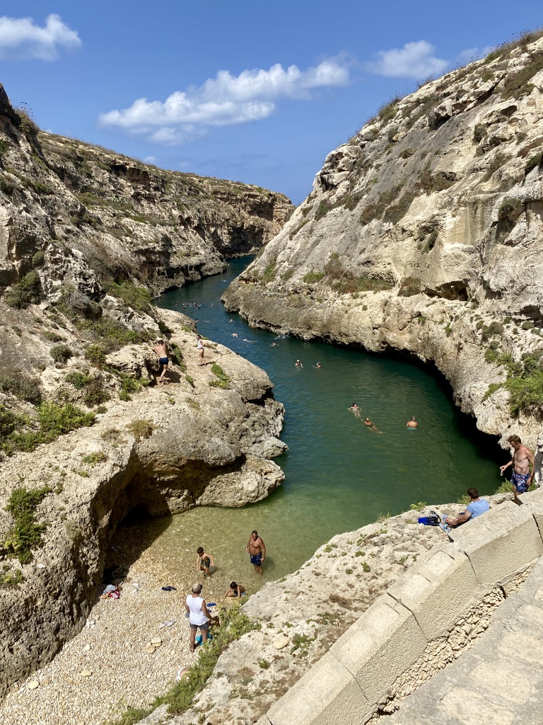 A view of Wied il-Ghasri