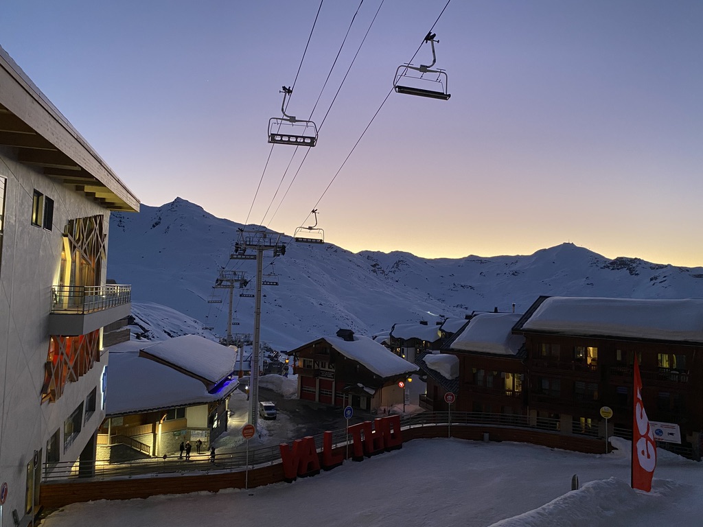 The highest of the French ski resorts, Val Thorens